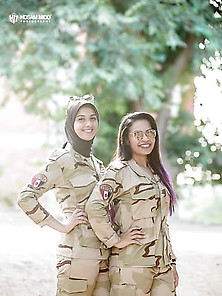 Arab Egyptian Army Bitches Mai & Amira Ready 4 Fuck 113