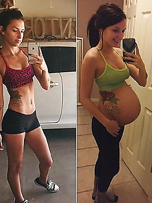 Pregnant Amateur Sluts (Before & After)