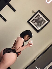 Chick Loves Panties To Show Off Huge Ass
