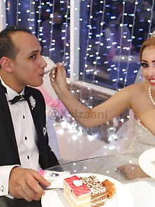 Arab Egyptian Hot Bride - Wife Damiana Flashing Her Big Tits