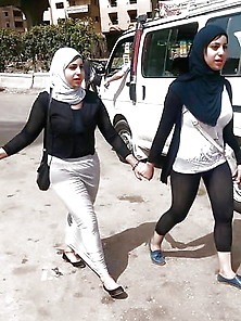 Arab Egyptian Hijab Sluts In Street Mix 478