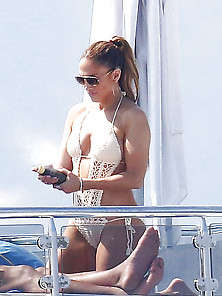 Jennifer Lopez Swimsuit Aboard Yacht In France 6-16-17