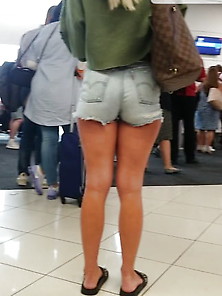 Candid Sexy Ass In Shorts
