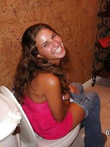 Girls In Toilet