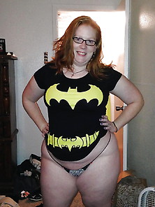 Bbw Batgirl Dressed Undressed Wife
