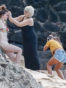 Ireland Baldwin Wet See Through Bikini Photoshoot In Hawaii