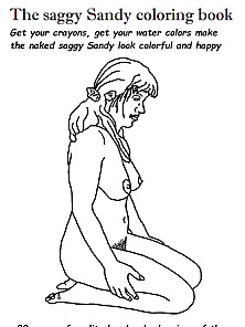 The Saggy Sandy Coloring Book I