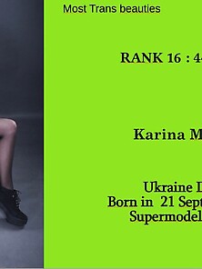 16Th Supermodels Category : Karina Minaeva