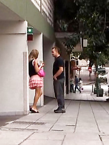 Picked Up In The Street T-Girl Revealing Her Big Surprise Having