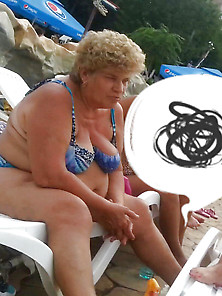 Spy Big Women Mature In Pool Romanian