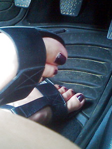 Feet In The Car
