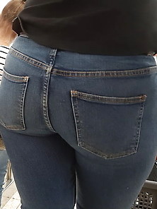 My Wife Shoping Today In Tight Jeans