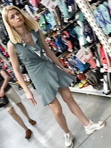 Upskirt In Shop
