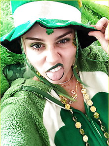 Miley Cyrus St. Patrick Day 2018