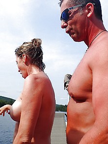Mature Friends Have An Orgy On An Lake Trip