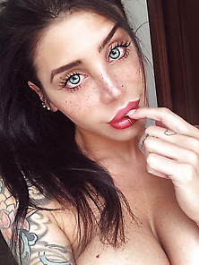 Alex Mucci - Busty Freckled Italian Tattoo Babe