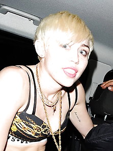 Miley Cyrus - Madam Jojo Nightclub In London (May 2014)