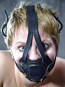 Blonde Teen Roped Mask