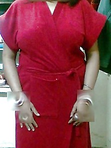 Hot Bhabhi In Red Bikini