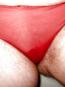My Own Wife - Hairy Wet Pussy And Dirty Red Panties