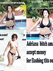 Adriana Outdoor Flashing Boobs For Money