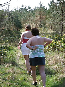 Lesbo Fun With Claire In The Woods Pt1