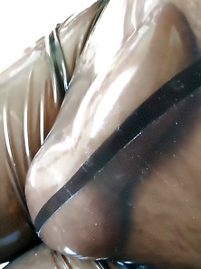 Latex Covered Cock