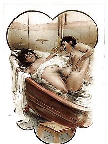 Them.  Drawn Porn Art 29 - French Postcards