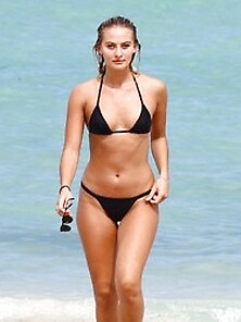 Selena Weber In A Thong Bikini In Miami