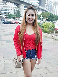 Thai Girl With Sexy Legs Goes With Tourist Who Fucks And Creampi