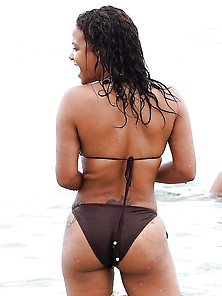 Christina Milian: Miami Beach Bikini Ass - Ameman