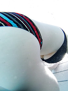 New Butts At Pool And Tits