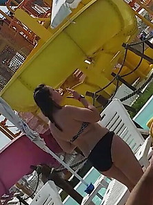 Spy Pool Ass Woman Romanian