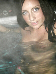 Kylie Out For A Late Night Swim