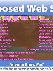 Sherri T Exposed Web Slut From Usa