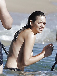 Marion Cotillard Topless At The Beach In 2011 36Yo