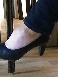 Candid Feet And Heels At Work #10